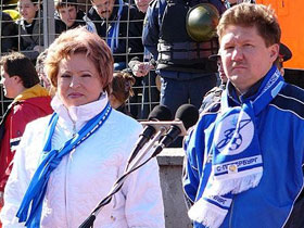Матвиенко и Миллер. (с) Фото с сайта www.zenit.spbland.ru