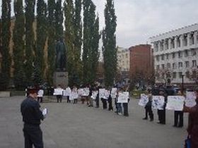 Пикет против коррупции в милиции, Каспаров.Ru