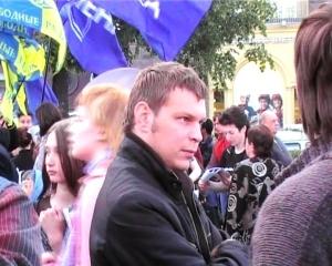 Завсегдатай митингов, угрожавший журналисту. Фото с сайта www.dmitryhorse.livejournal.com Завсегдатай митингов, угрожавший журналисту. Фото с сайта www.dmitryhorse.livejournal.com