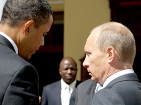 Барак Обама и Владимир Путин. Фото с сайта правительства России