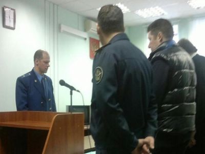 Алексей Козлов на суде - отказ в УДО. Фото из фейсбука Ольги Романовой