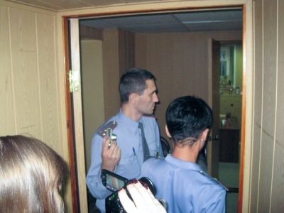 Осмотр полицией штаба нижегородских другороссов. Осмотр полицией штаба нижегородских другороссов.