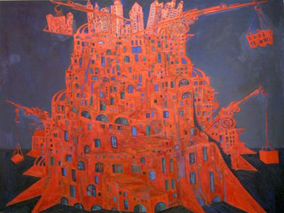 Максим Кантор. Красная башня. 2005. www.maximkantor.com Максим Кантор. Красная башня. 2005. www.maximkantor.com