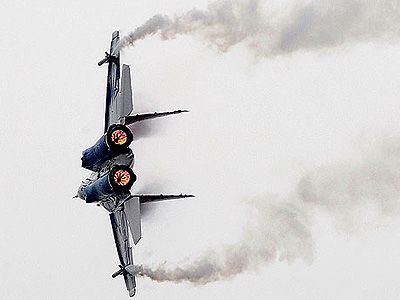 Истребитель МиГ-23 советского производства разбился на авиашоу в штате Мичиган