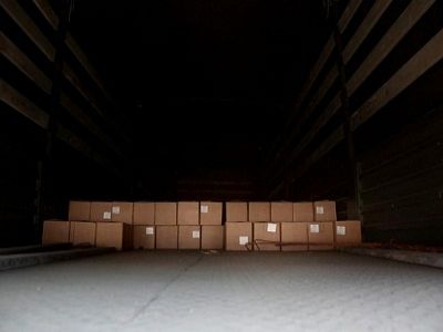 Груз "гуманитарного" КамАЗа. Из твиттера https://twitter.com/euromaidan Груз "гуманитарного" КамАЗа. Из твиттера https://twitter.com/euromaidan