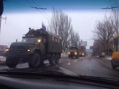 "Неопознанная" военная техника. Фото: twitter.com/euromaidan