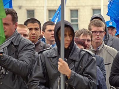 Принудительнымй митинг. Фото: Александр Воронин, Каспаров.Ru Принудительнымй митинг. Фото: Александр Воронин, Каспаров.Ru