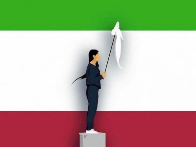 Девушка, снявшая хиджаб - символ революции в Иране. Источник - twitter.com/golinehatai