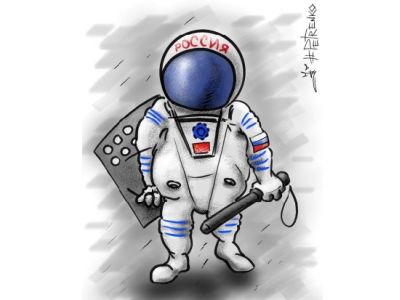 "Космические" достижения Росгвардии. Карикатура А.Петренко: http://petrenko.uk "Космические" достижения Росгвардии. Карикатура А.Петренко: http://petrenko.uk