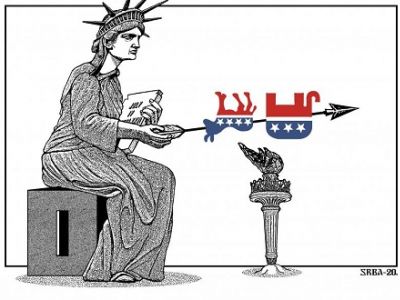 Выборы в США. Карикатура SRBA-20: cartoonmovement.com