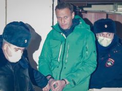 Алексей Навальный после "суда", 18.01.21. Фото: t.me/readovkanews
