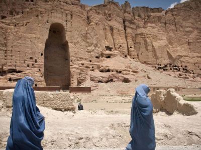 Ниша, где находилась разрушенная статуя Будда в провинции Бамиан (Афганистан). Фото: t.me/svezhesti Ниша, где находилась разрушенная статуя Будда в провинции Бамиан (Афганистан). Фото: t.me/svezhesti