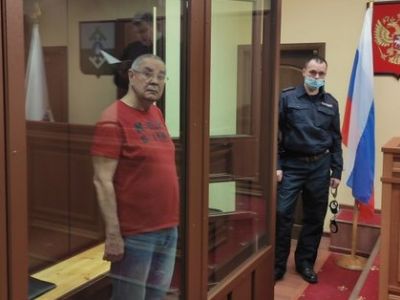 Юрий Жданов в зале суда. Фото: twitter.com/vb_voronin