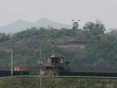 Демаркационная линия между Южной и Северной Кореей. Фото: АР