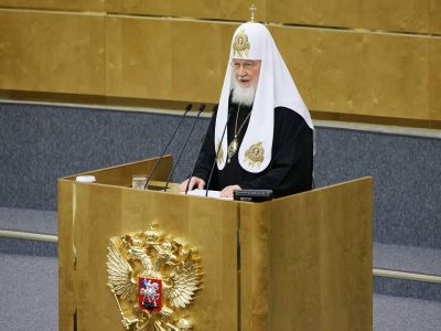Патриарх Кирилл пожелал Путину оставаться у власти до конца жизни