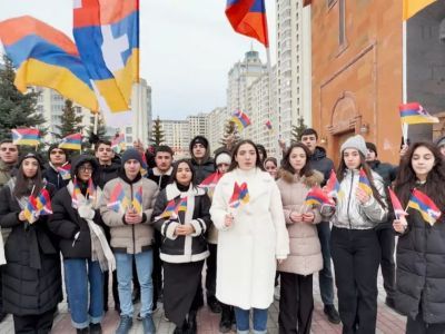Акция армянской молодежи. Фото: Аrmeniatoday