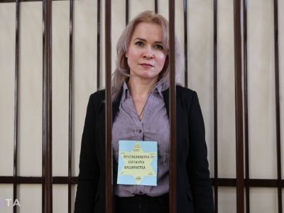 Мария Пономаренко в зале суда. Фото: t.me/beregofic