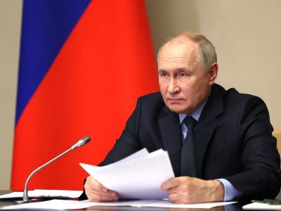 Владимир Путин на совещании с Совбезом, 30.10.23. Фото: kremlin.ru