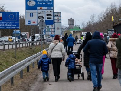 Польско-украинский пограничный переход в Дорохуске, февраль 2022 год. Фото: Wojtek Jargi / PAP Польско-украинский пограничный переход в Дорохуске, февраль 2022 год. Фото: Wojtek Jargi / PAP