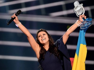 Джамала на сцене Евровидения. Фото: REUTERS