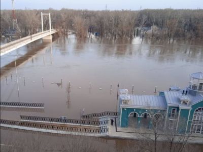 Вода в реке Ишим поднялась выше критического уровня на 214 см