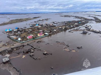 Из-за паводков в одном из районов Якутии введен режим ЧС