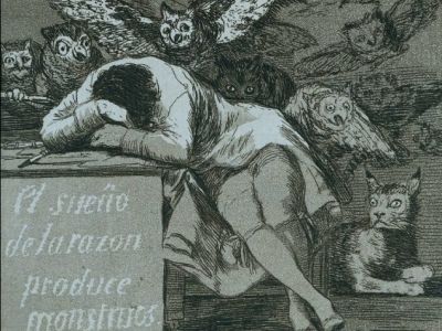 Ф.Гойя, "Сон разума рождает чудовищ" (фрагмент): cdn.regnum.ru Ф.Гойя, "Сон разума рождает чудовищ" (фрагмент): cdn.regnum.ru